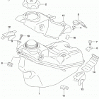 RM,Z450 Топливный бак