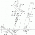 VL1500,C90 Steering stem (vl1500bl9 e33)