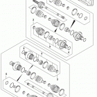 LT,A500X,XP Задний привод