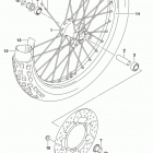 DR,Z125,L Front wheel (dr-z125ll9 e28)