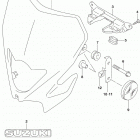 RMX450Z Headlamp cover (rmx450zl9 e28)