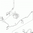 AN400A Задние тормозные трубки