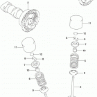 RM,Z450 Распределительный вал  /  клапана