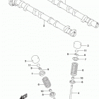 GSX1300RA Распределительный вал  /  клапана