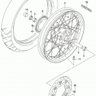 DL650A,XA Front wheel (dl650xa)