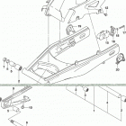 GSX,S750 Rear swingingarm (gsx-s750zl9 e03)