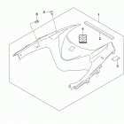 DL650A,XA Fuel tank cover