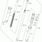 TU250X Передняя вилка