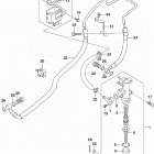 GSX,S750 Rear master cylinder (gsx-s750yal9 e28)