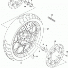 DL1000A,XA Front wheel (dl1000xal9 e33)