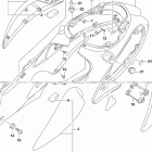 GSX1300RA Обтекатель рамы
