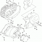 VZR1800,BZ M109R Crankcase cover (vzr1800bzl9 e03)