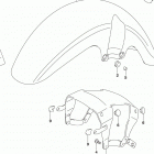 VL1500,C90 Front fender (vl1500bl9 e33)