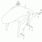 GSX,S750 Front fender (gsx-s750zl9 e03)