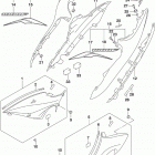 GSX,S1000FA,FYA,FZA Frame cover (gsx-s1000fyal9 e28)