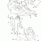 LT,A500X,XP Front fender (lt-a500xpl9 p28)