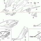 GSX,S750 Fuel tank cover (gsx-s750yal9 e33)