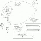 TU250X Топливный бак