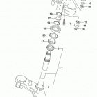 DL1000A,XA Steering stem (dl1000al9 e28)
