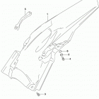 RM,Z450 Задний бампер