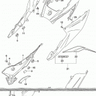 GSX,S750 Frame cover (gsx-s750yal9 e33)