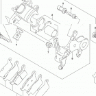 DR,Z400SM Задний суппорт