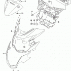 GSX,S750 Headlamp housing (gsx-s750zal9 e28)