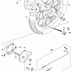 DR,Z125,L Rear wheel (dr-z125l9 e28)
