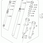 SV650,A,XA Front fork damper (sv650al9 e33)