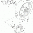 GSX1300RA Переднее колесо