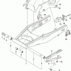 GSX,S750 Rear swingingarm (gsx-s750yal9 e33)
