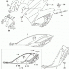 GSX,S750 Fuel tank cover (gsx-s750al9 e28)