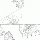 SV650,A,XA Rear wheel (sv650l9 e33)