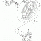 GSX,S750 Front wheel (gsx-s750zl9 e33)