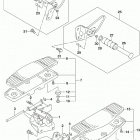 VL1500,C90 Footrest (vl1500bl9 e33)