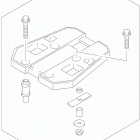 DL650A,XA Optional (top case bracket set)