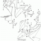 GSX,S1000FA,FYA,FZA Side cowling (gsx-s1000fyal9 e33)