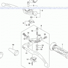 DL650A,XA Handle lever (dl650xa)