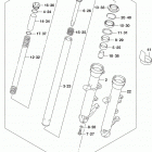 SV650,A,XA Front fork damper (sv650l9 e03)