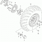 LT,A500X,XP Front wheel (lt-a500xpl9 p28)