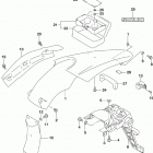 DR,Z400SM Задний бампер
