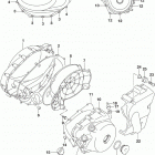 VL1500,C90 Crankcase cover (vl1500tl9 e33)
