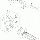DR,Z400SM Rh handle lever