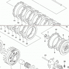 VL800 Сцепление