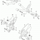 SV650,A,XA Footrest (sv650xal9 e33)