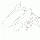 DL650A,XA Переднее крыло