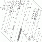 DR,Z400SM Передняя вилка