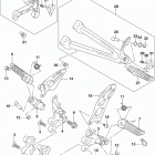 GSX,R600 Подножки