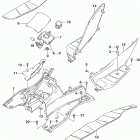 UH200A Rear leg shield