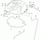 GSX,R600 Fuel tank (gsx-r600l9 e33)